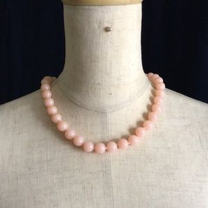 🖤Vtg JUST FOR YOU brand pink beads necklace